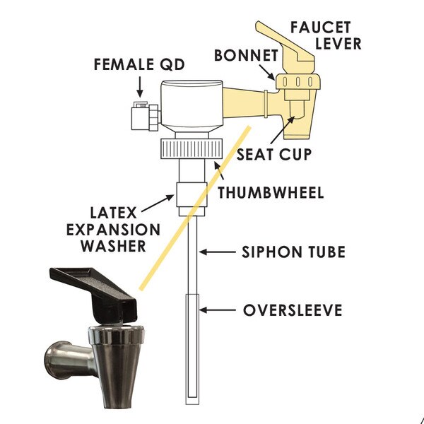 WineKeeper Tabletop Faucet 17991 WineKeeper